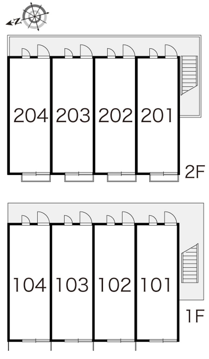 レオパレスＡＳＡＢＡ 間取り配置図