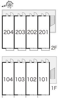 レオパレスＡＳＡＢＡ 間取り配置図