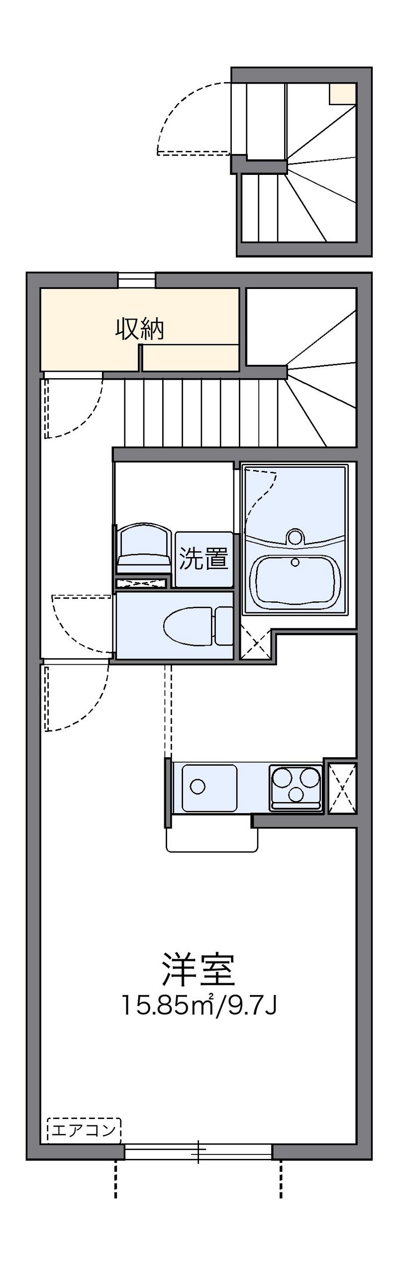レオネクストハッシャバイ 間取図