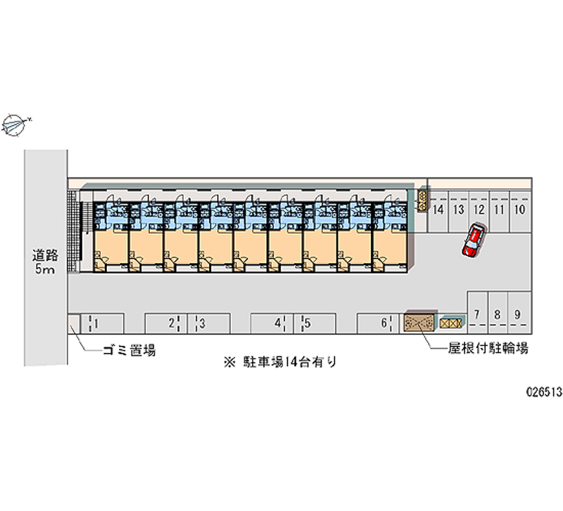 26513 Monthly parking lot