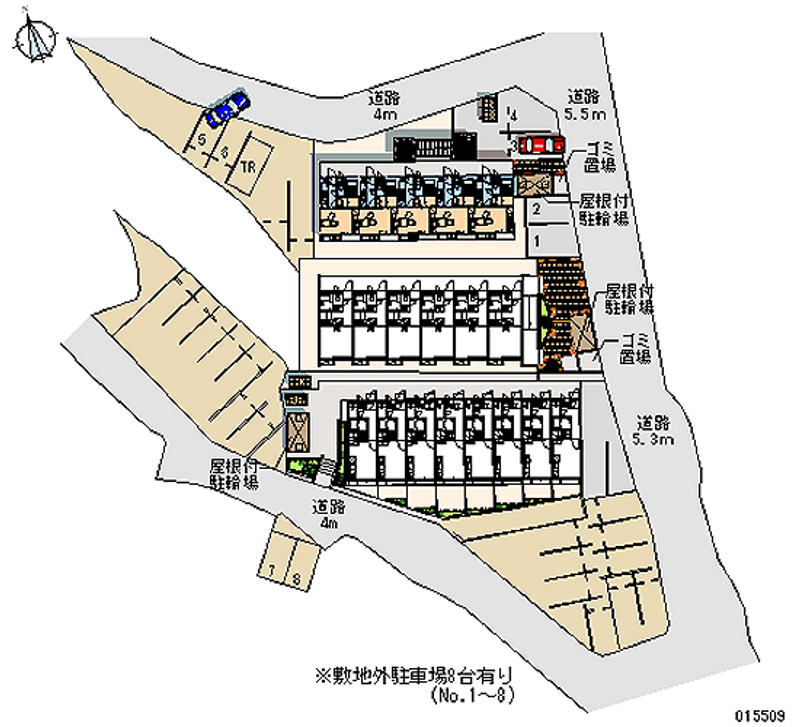 15509 월정액 주차장