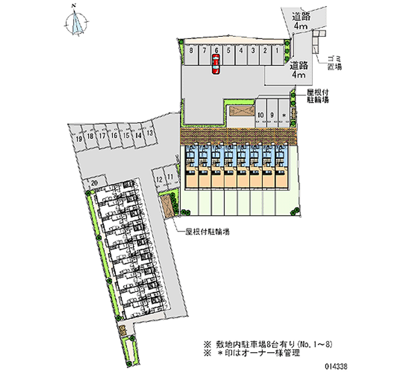 14338月租停車場