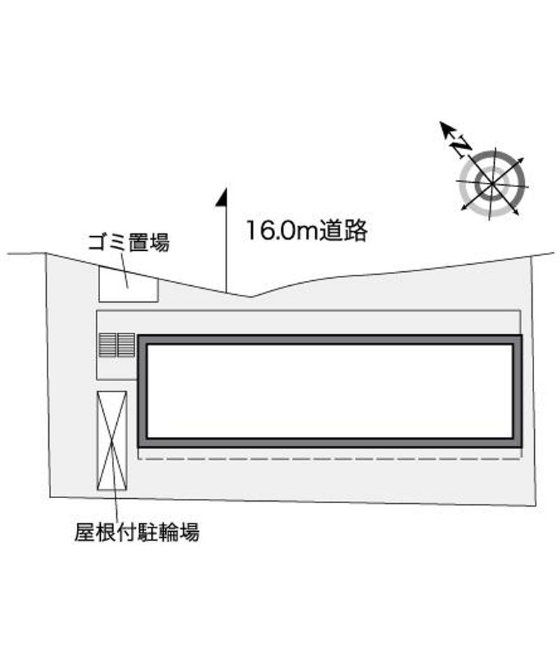 レオパレスパセオ栗平 配置図
