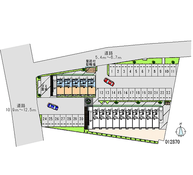 レオパレス八橋ＷＥＳＴ 月極駐車場