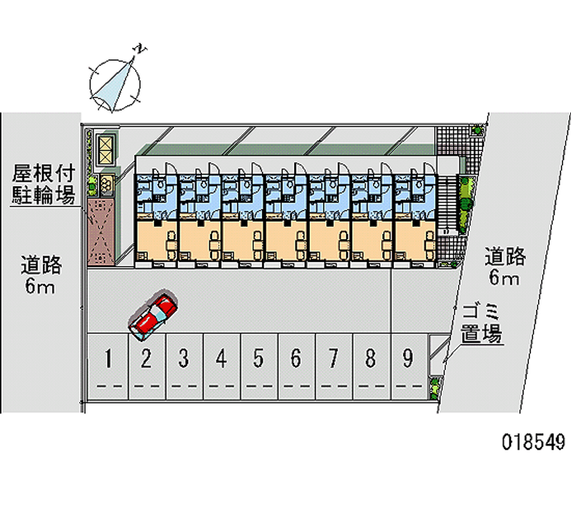 18549 bãi đậu xe hàng tháng