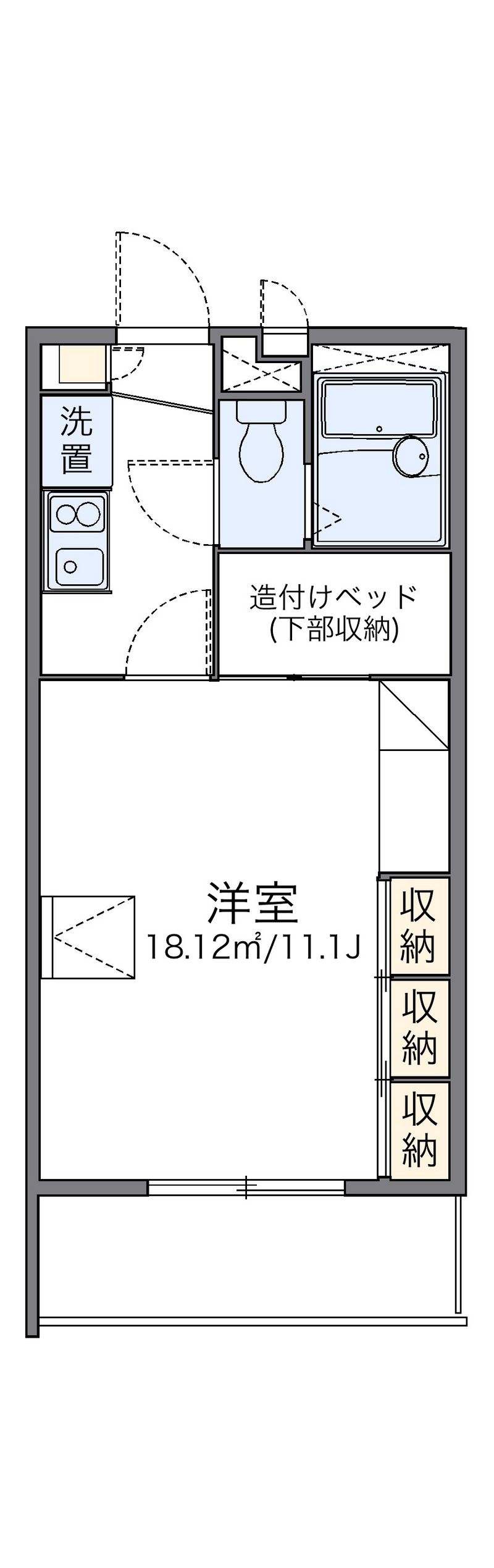 レオパレスＹ．Ｅ．Ｍ 間取図