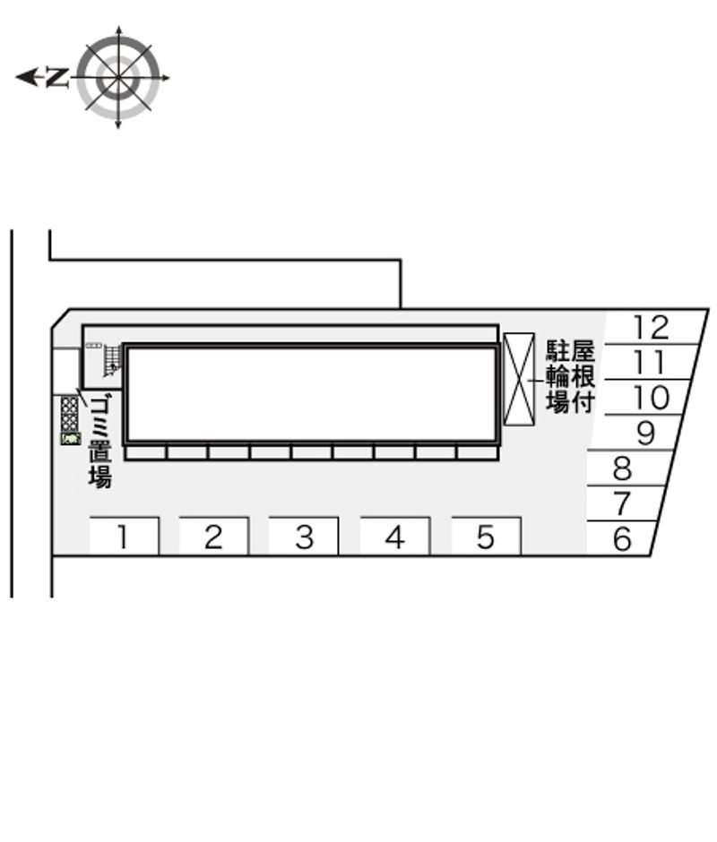 レオパレス幸甚 配置図