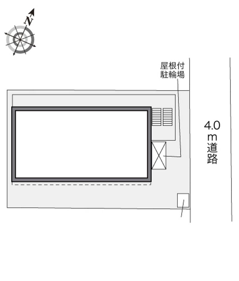 レオパレスヴィラ　ハヅキ 配置図