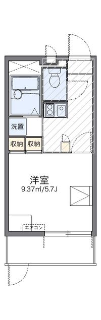 レオパレス１５ 間取り図