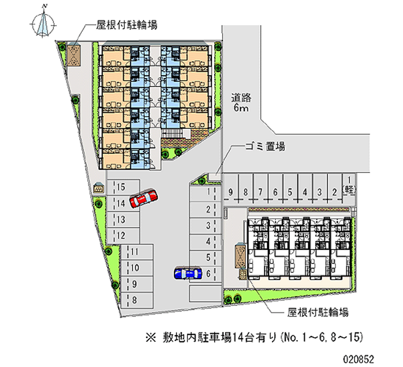 20852月租停車場