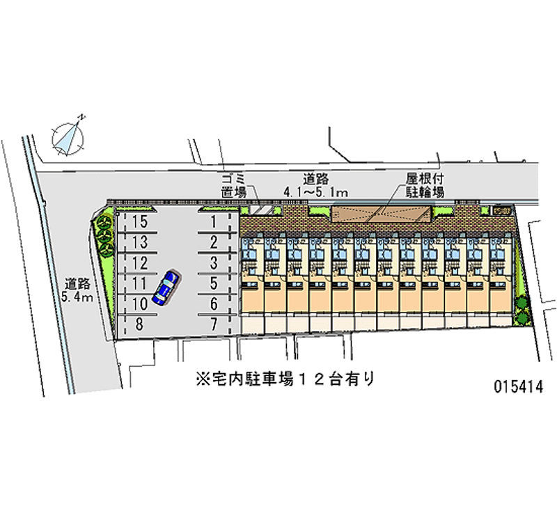 15414 bãi đậu xe hàng tháng