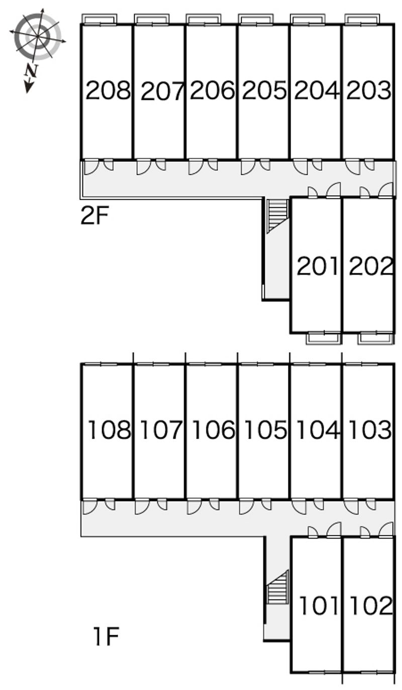 レオパレスグレイスⅣ 間取配置図