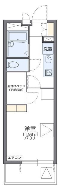 レオパレス午起 間取り図