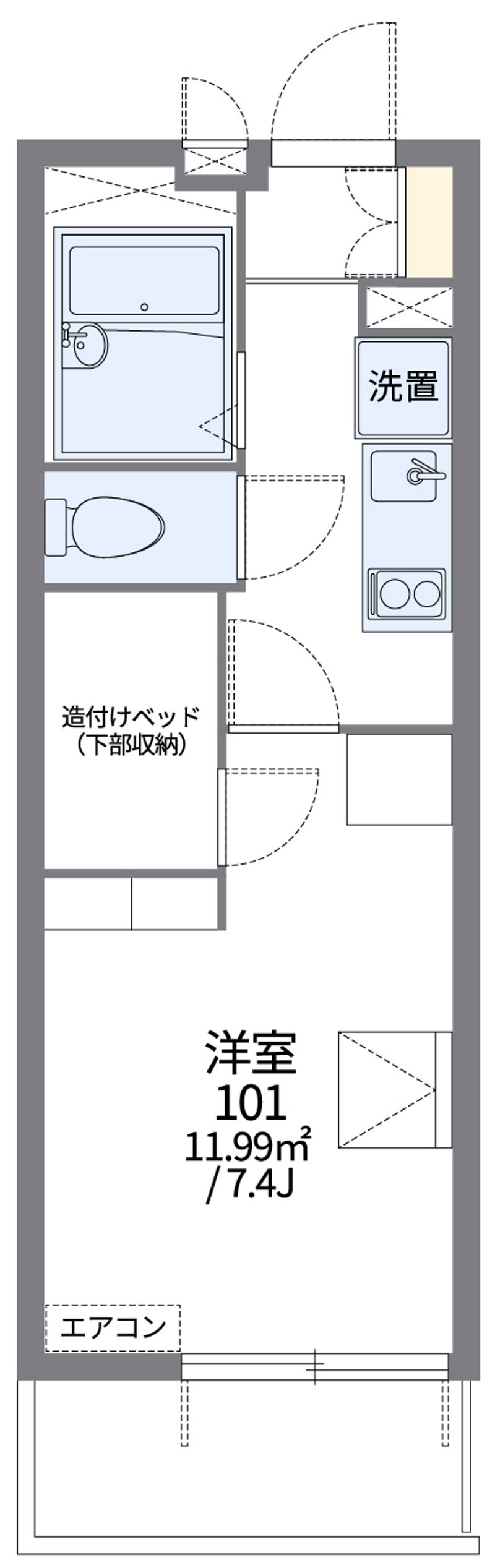 レオパレスＲＩＮＡ 間取図