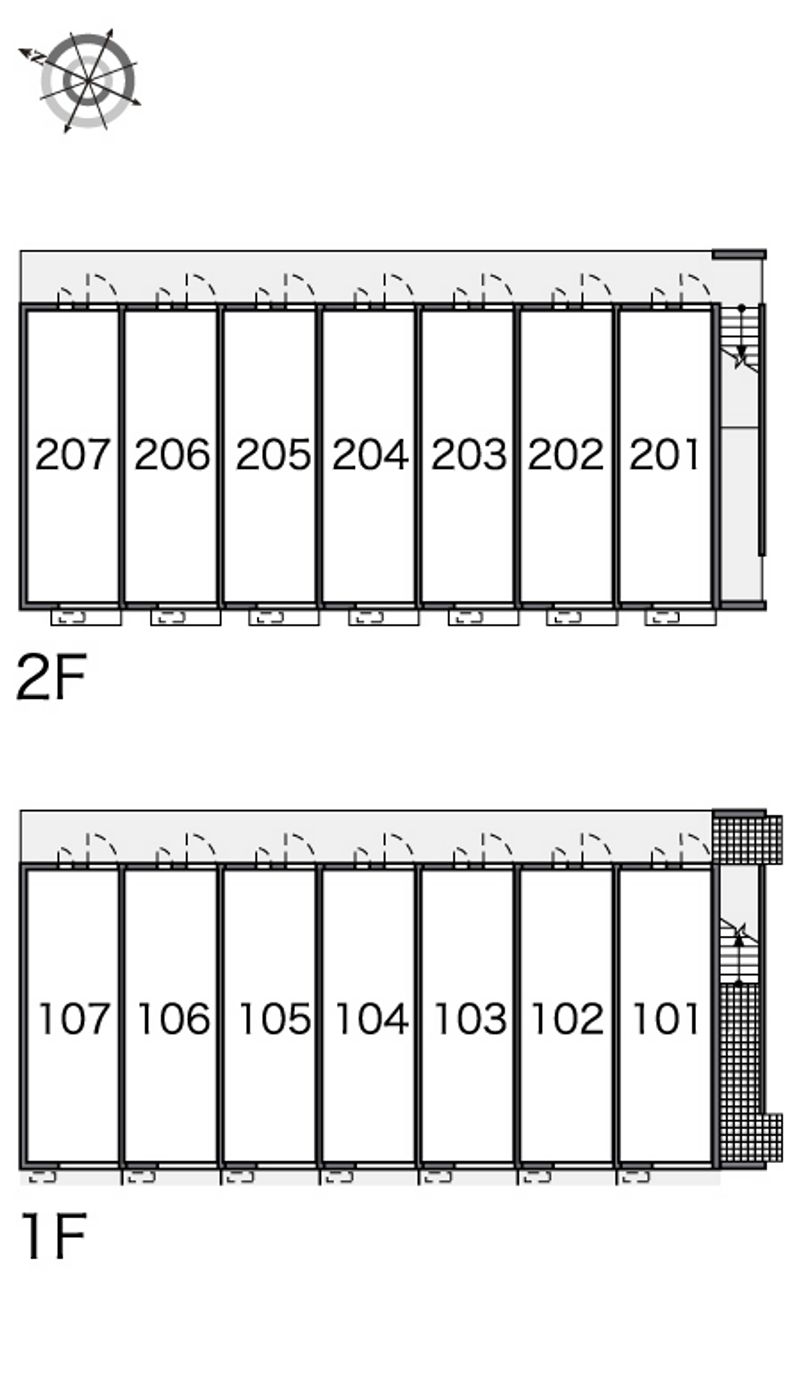 レオパレスＭＩＹＯ 間取配置図