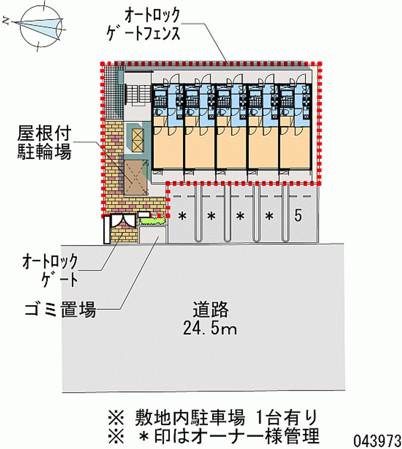 レオパレスアクシオン大曽根 区画図