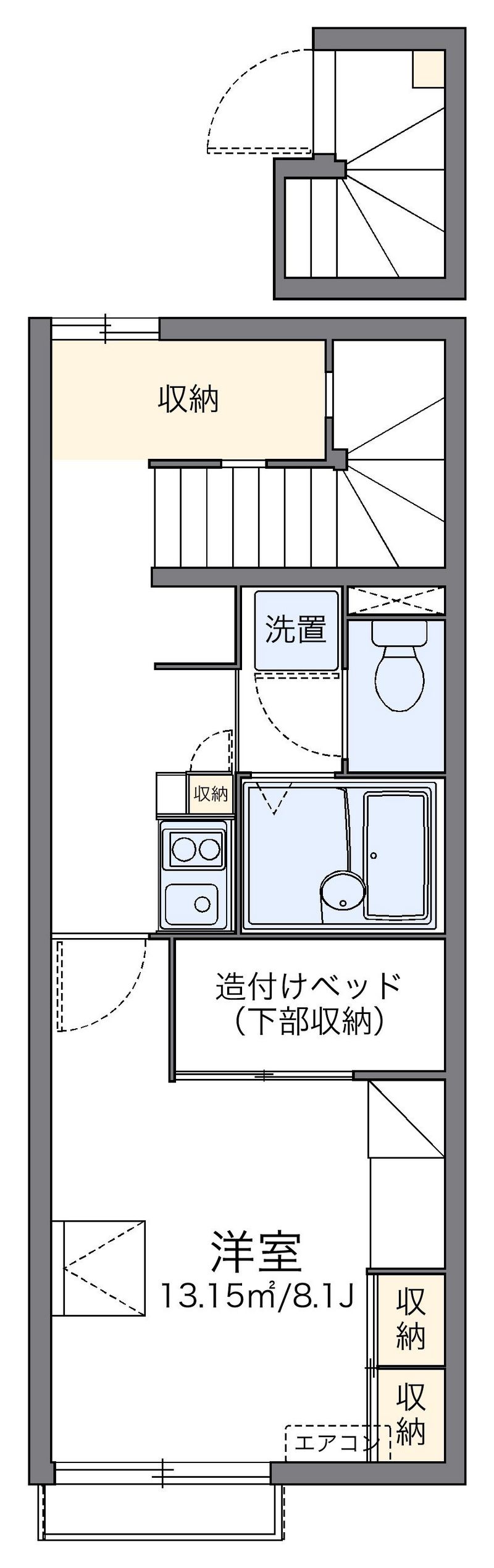 レオパレスＬａｄｙ　ＧｒａｙⅡ 間取図