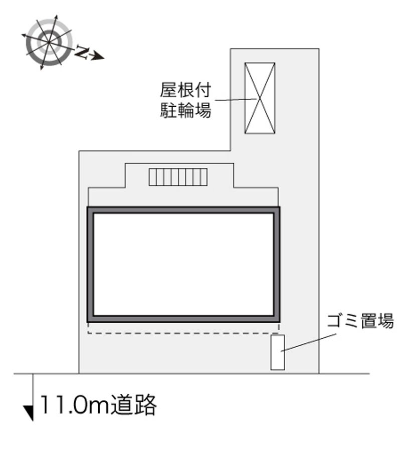 レオパレスエスト久が原 配置図