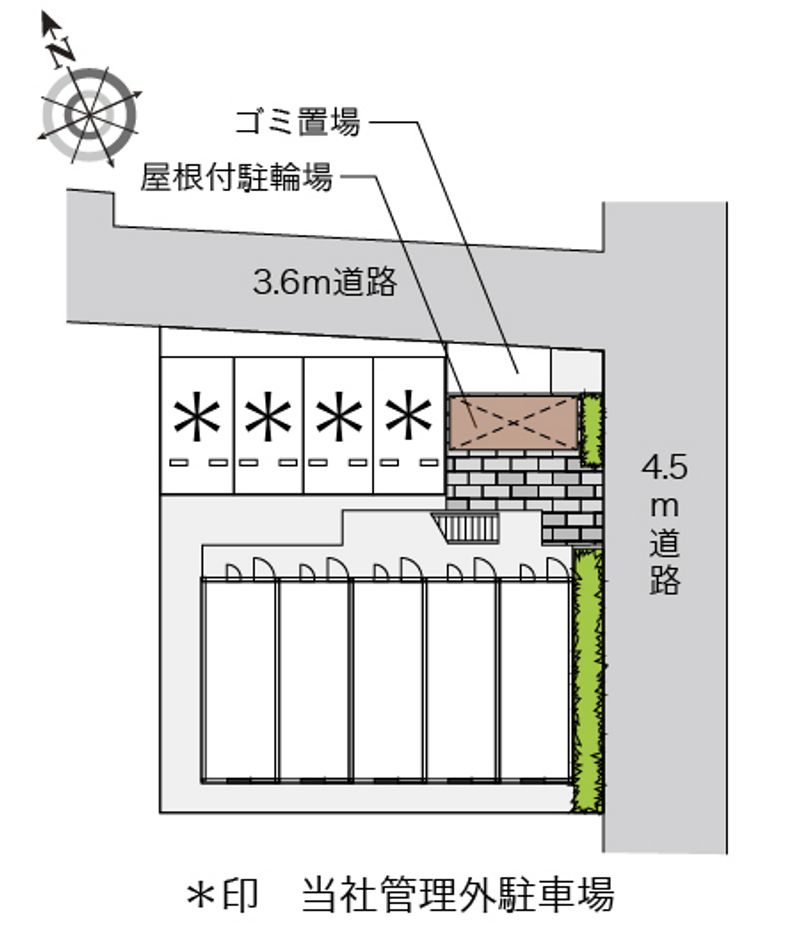レオパレスさくら 配置図