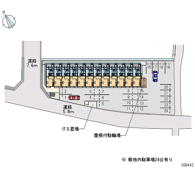 39442 bãi đậu xe hàng tháng