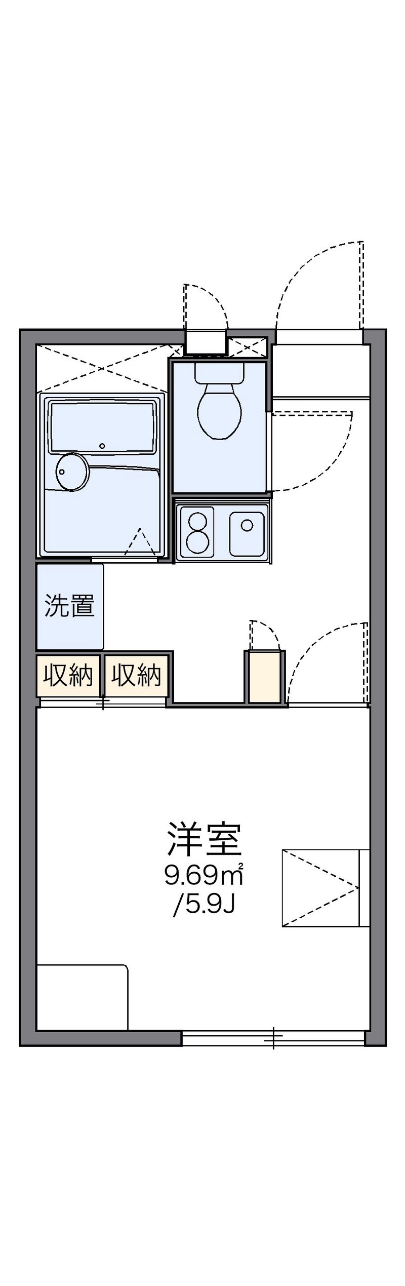 レオパレスＭＲＥ 間取図