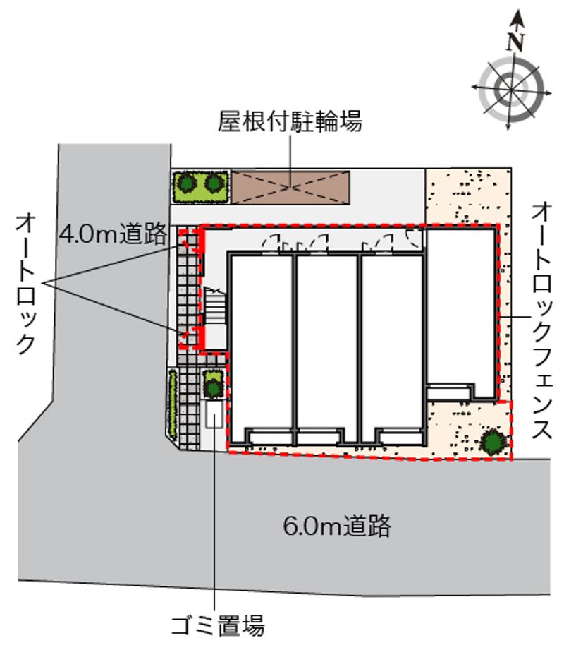 クレイノＦＲＥＥＳＩＡ 配置図