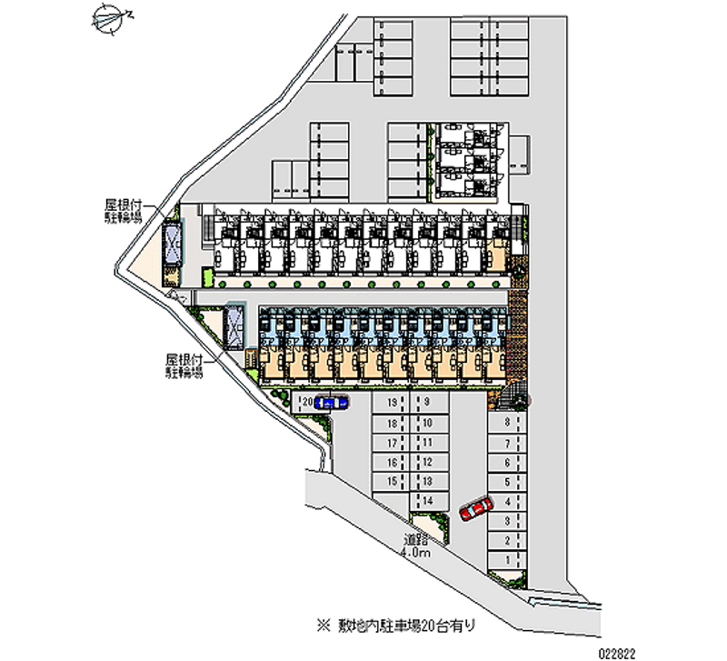 22822 bãi đậu xe hàng tháng