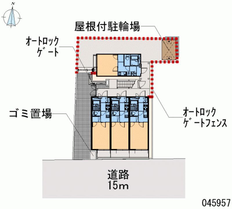 leopalace Lumiere Komaba Todai Sơ đồ khu đất