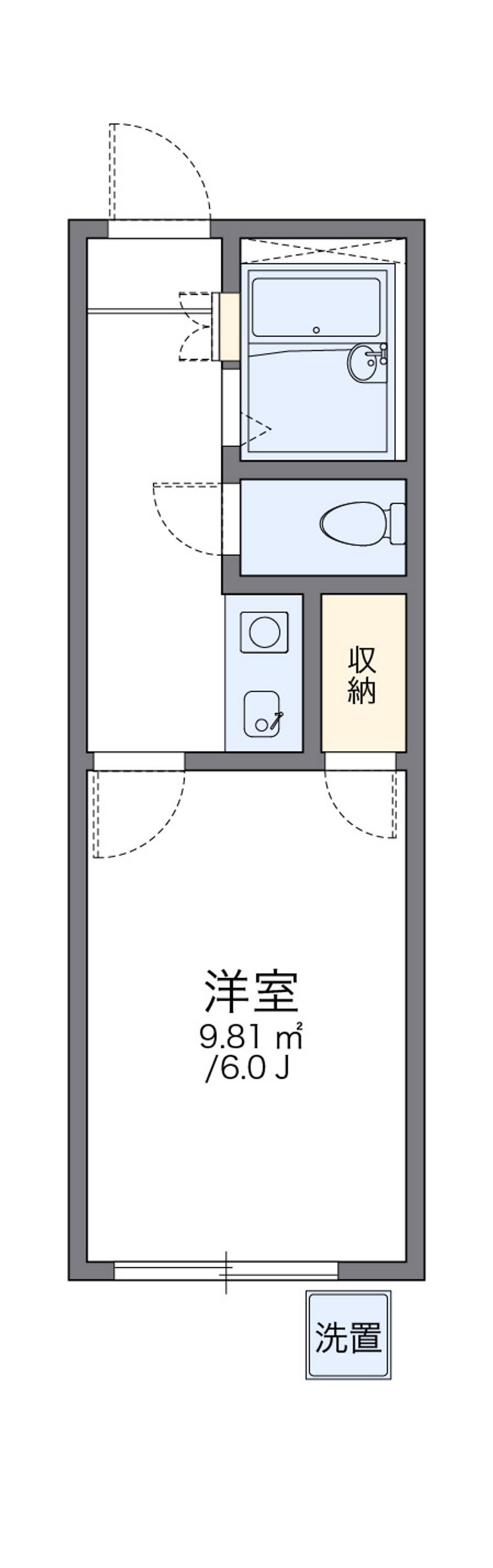 レオパレス藤塚 間取図