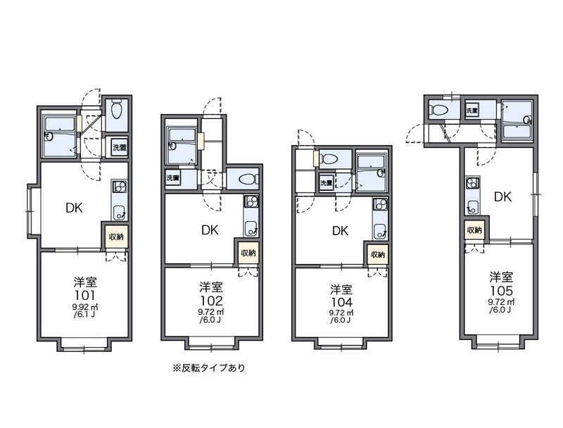 レオパレス千歳町第１Ｆ 間取図
