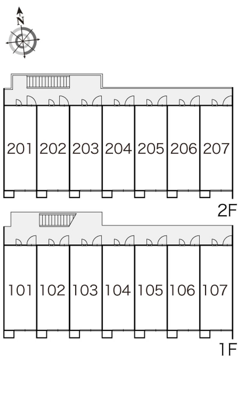 レオパレスサクセス・Ｎ 間取配置図