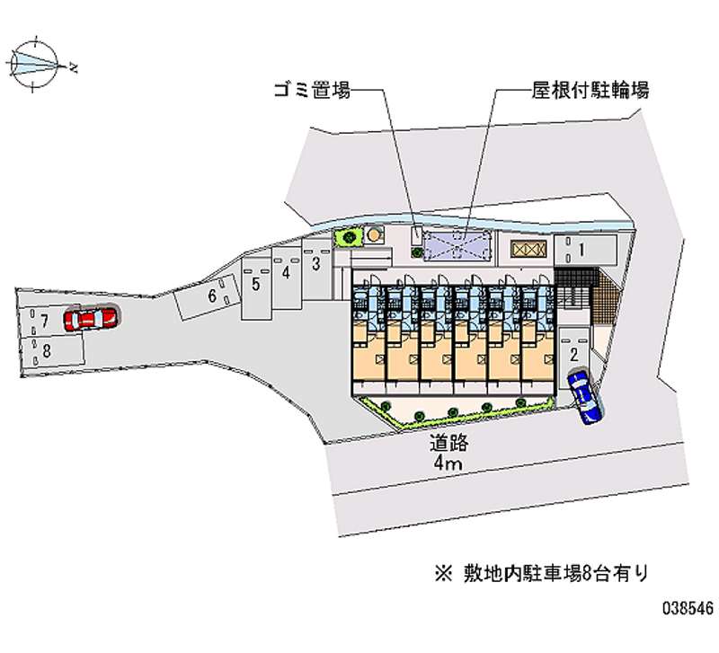 レオパレスフリーデン 月極駐車場