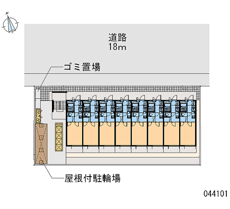 レオパレスエスポワール新宿町 区画図