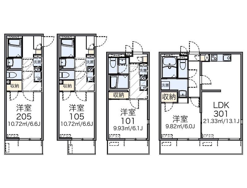 レオネクスト南新宿 間取図