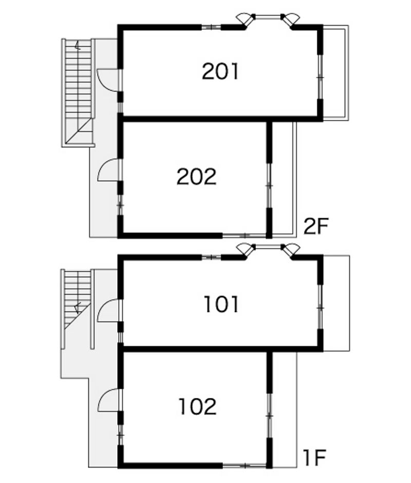 レオパレスＭＩＴＳＵＩ 間取り配置図