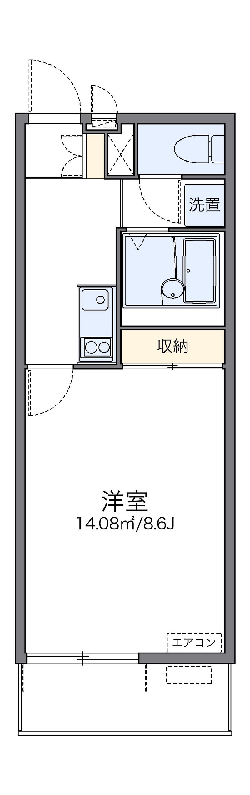 レオネクストＣａｒｐｅＤｉｅｍ 間取図