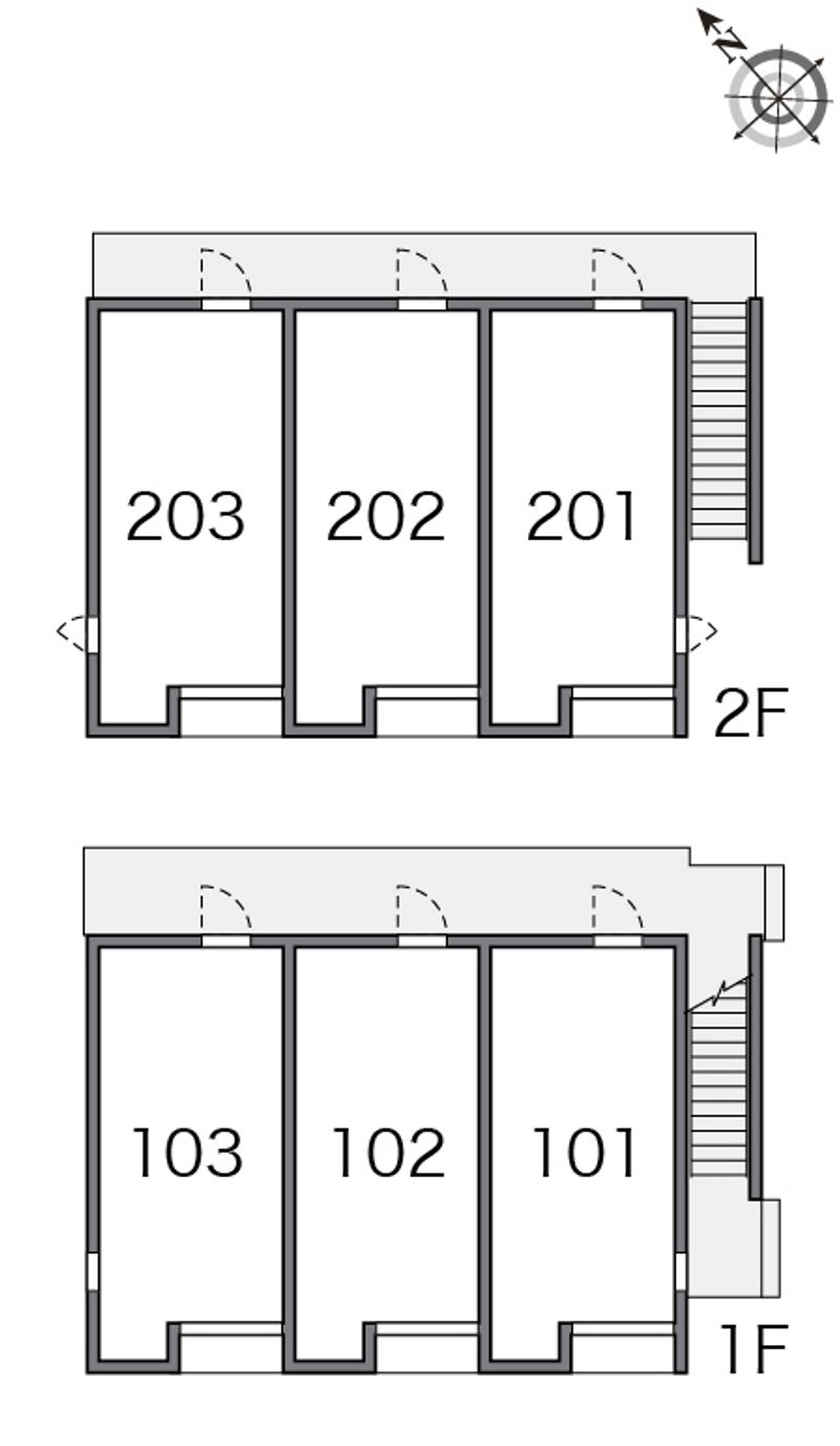 レオネクストシーエスハイムⅡ 間取配置図