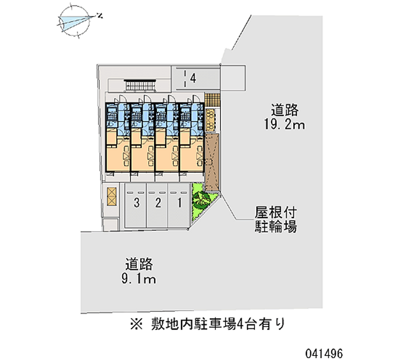 レオパレスクレストール３５ 区画図