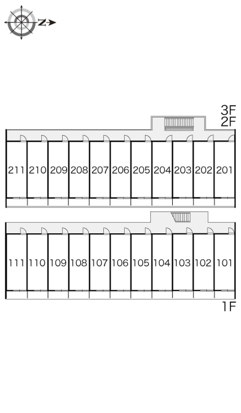 レオパレスＹＮＴＫ 間取配置図
