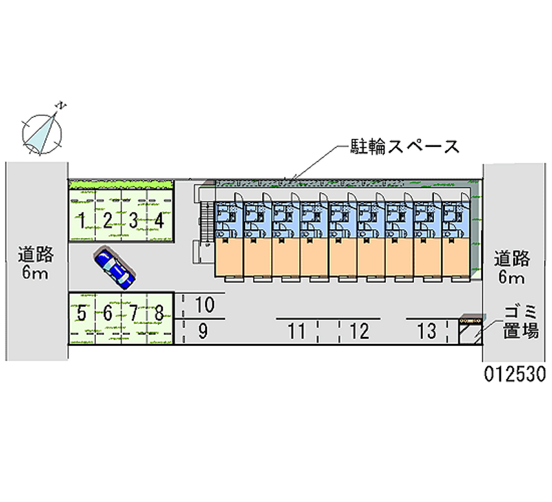 レオパレスチャーム 月極駐車場