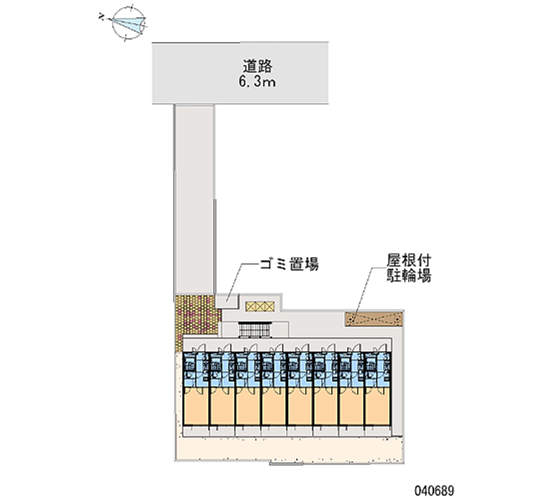 レオパレスアンフィールド 区画図