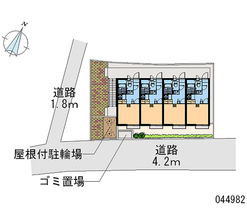 レオパレス小枝 区画図