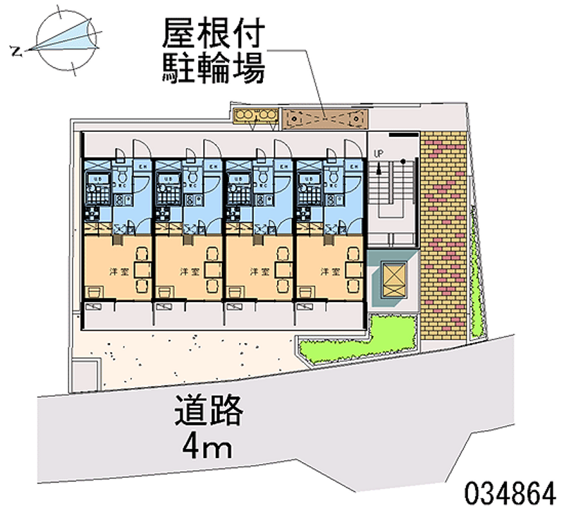 レオパレスラーク 区画図