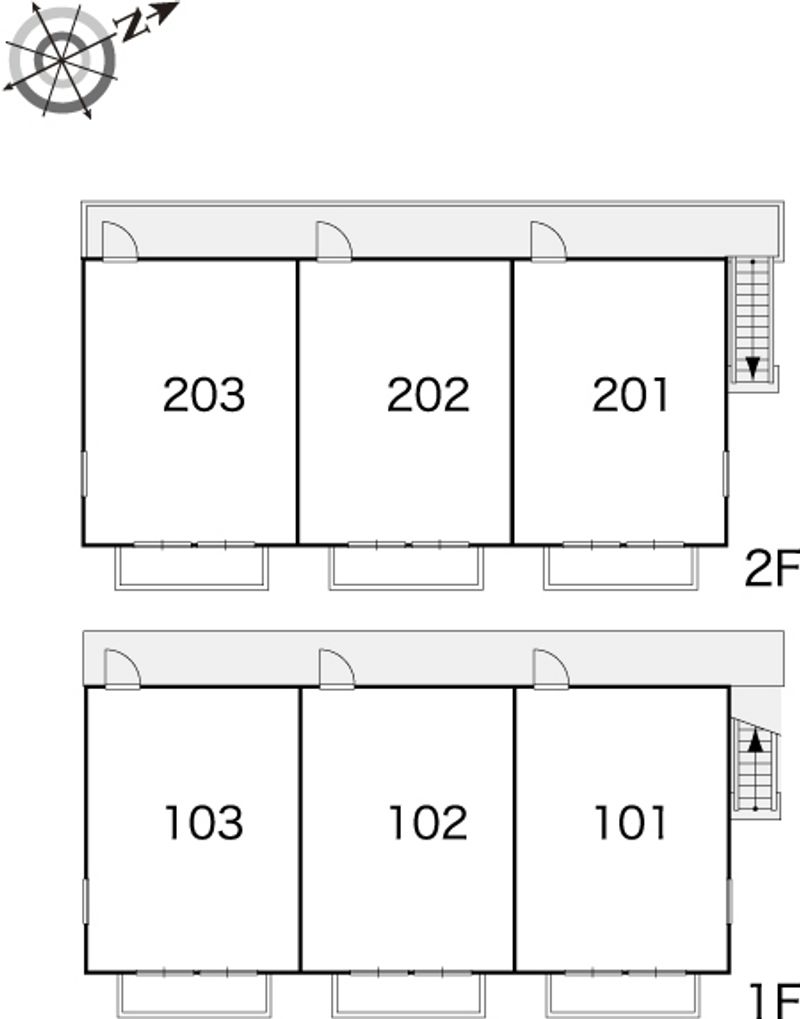 レオパレス大巻Ａ 間取り配置図