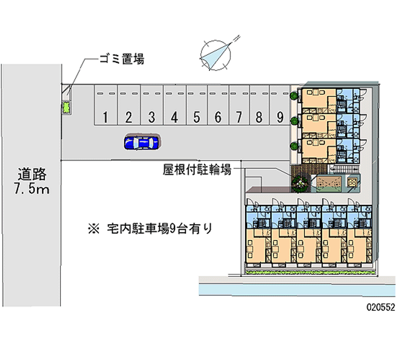 20552月租停车场