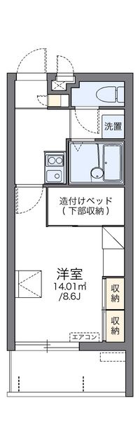 レオパレスＫＭティーダⅡ 間取り図