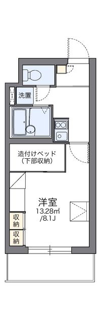 レオパレスウィステリア２ 間取り図