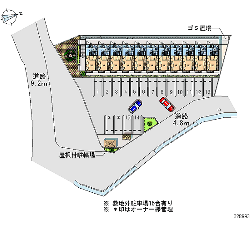 28993 Monthly parking lot