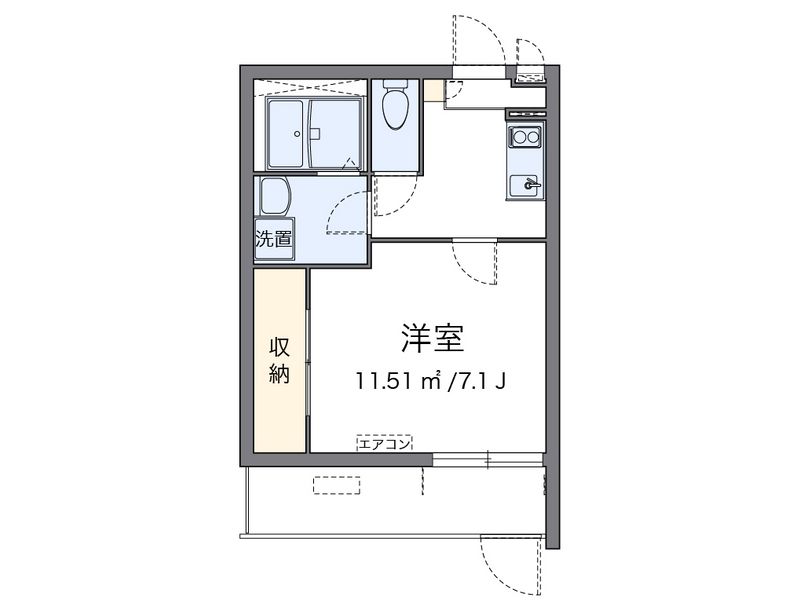 クレイノソラーナ　イクラ 間取図