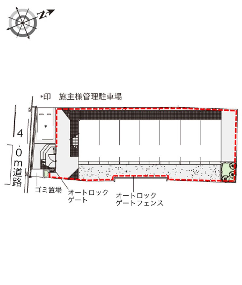 レオパレスシーガル羽田 配置図